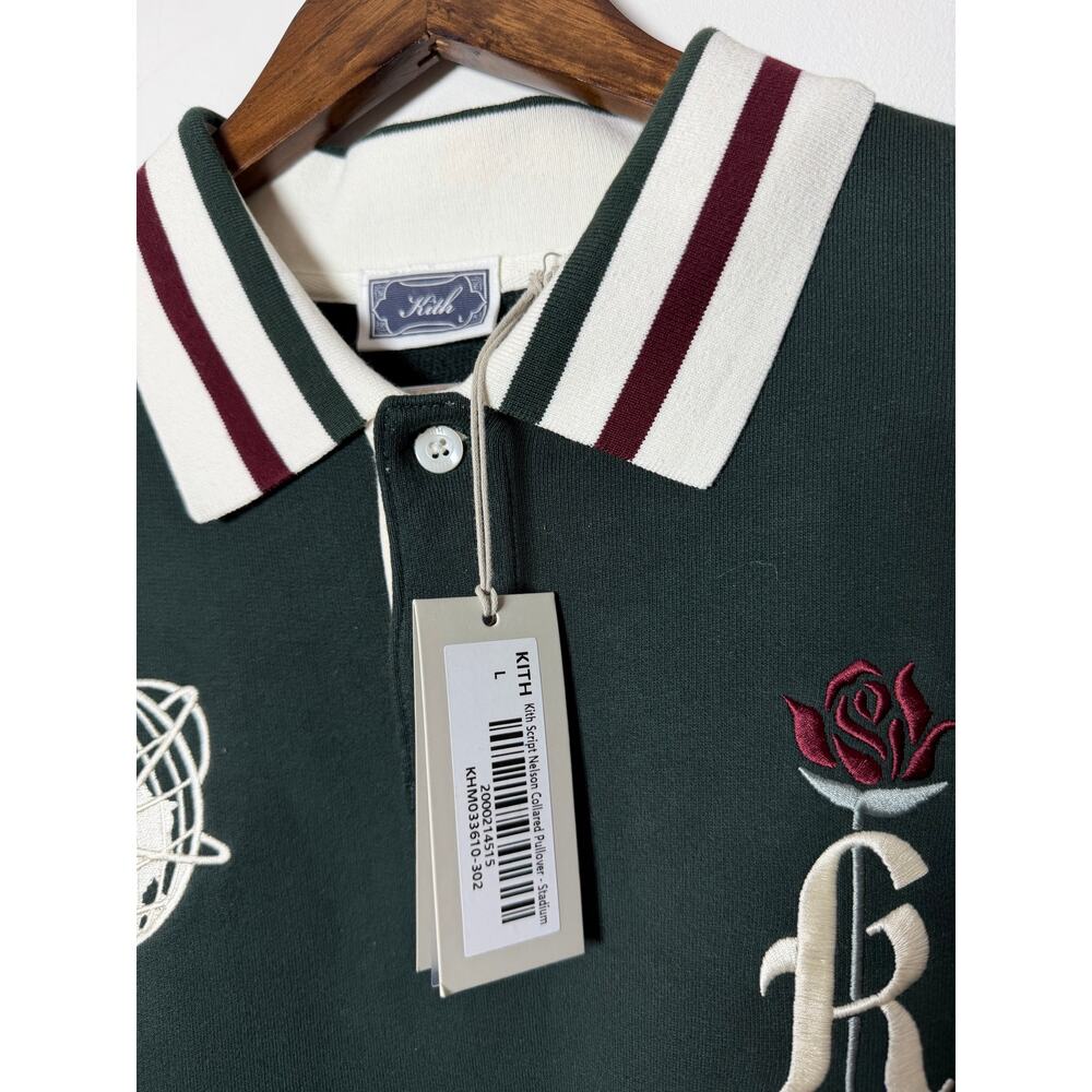 Kith Script Nelson Collared Pullover 'Stadium' - Picture 4 of 6